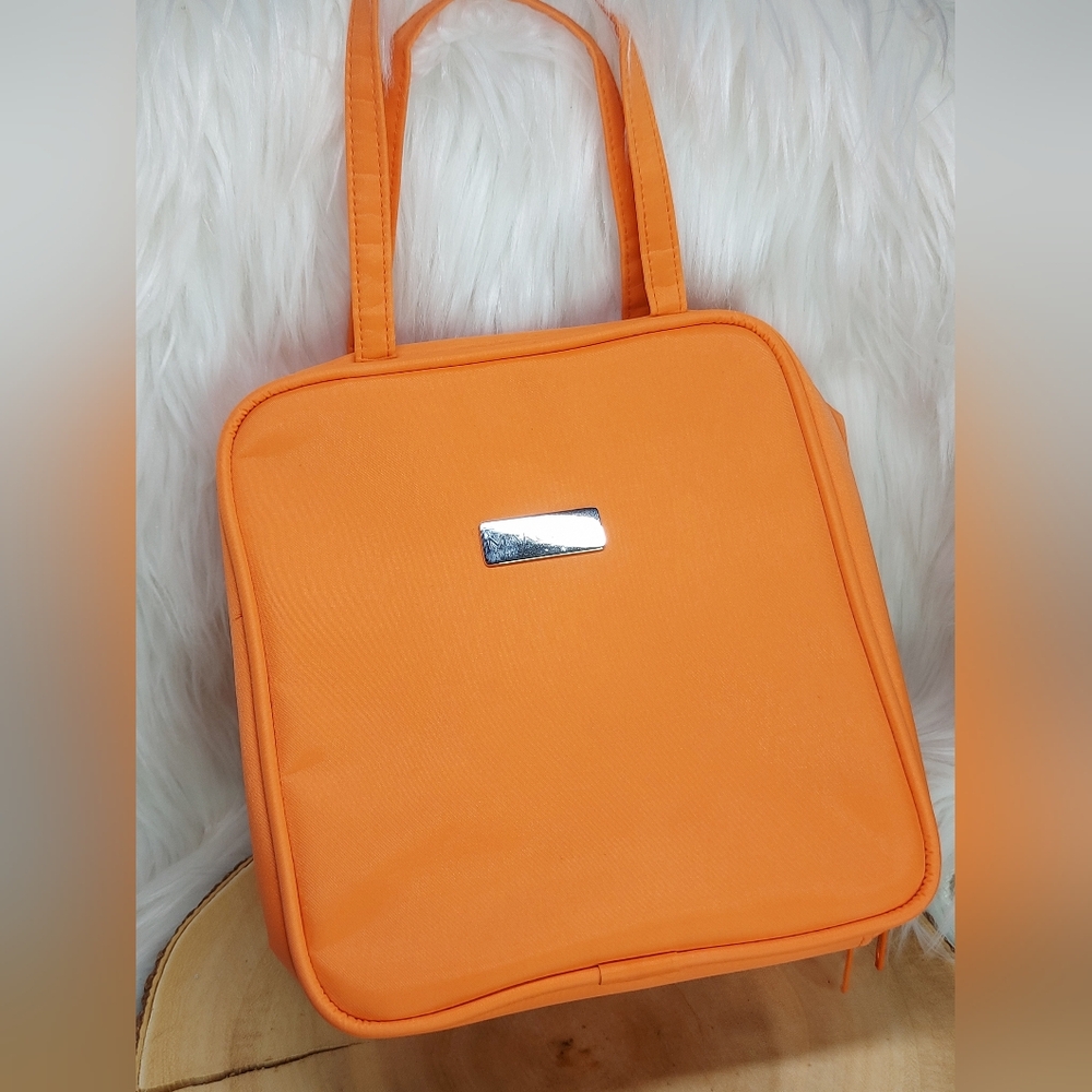 Marcelle Orange Makeup Bag